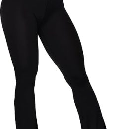 Sunzel Women's Tummy Control Flare Leggings with Crossover