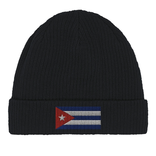 Bonnet en Coton – Drapeau de Cuba – Broderie